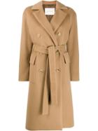 Mackintosh Laurencekirk Beige Wool & Cashmere Double Breasted Coat