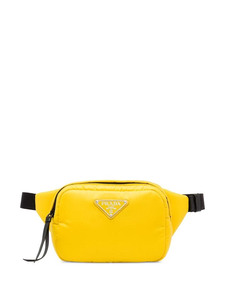 Prada Padded Belt Bag - Yellow