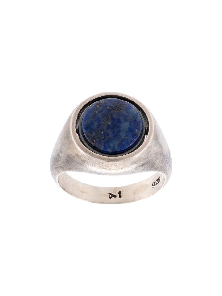 M. Cohen Stone Ring - Silver