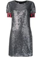 Love Moschino Love Metallic Dress - Silver