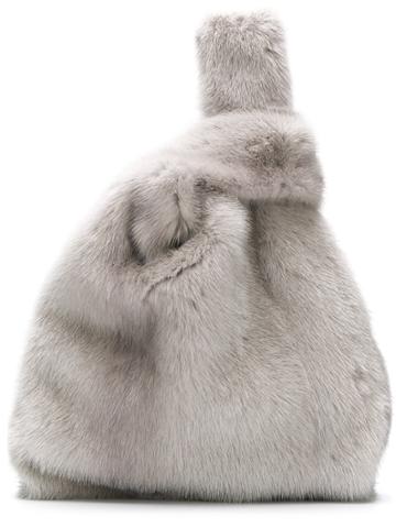 Simonetta Ravizza Furrissima Tote - Grey