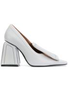 Marni Chunky Buckle Pumps - Grey