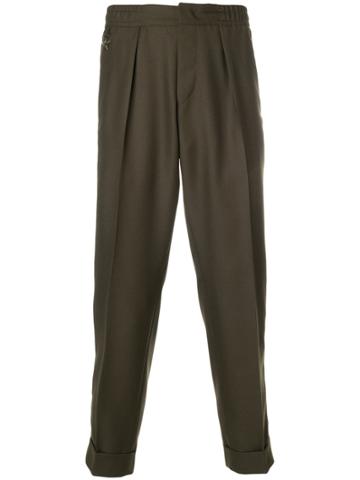 Pt Ghost Project Casual Cropped Trousers - Green