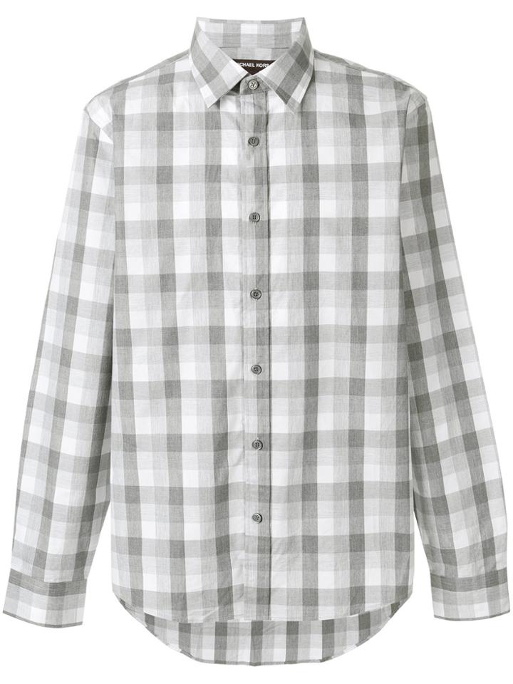 Michael Kors Checked Shirt - Grey