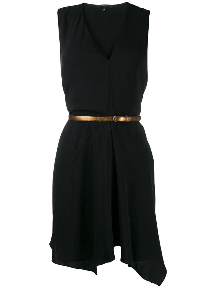 Gucci Pre-owned Asymmetric Sleeveless Dress - Black
