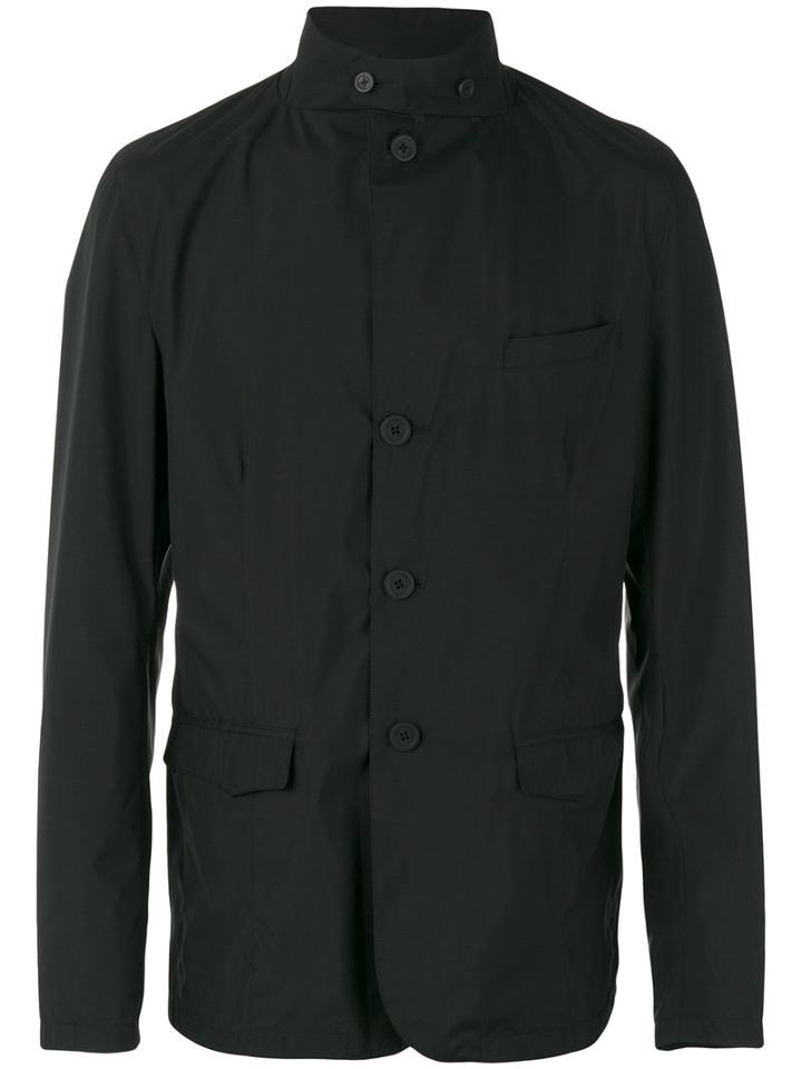 Herno Blazer Lightweight Jacket, Men's, Size: 54, Black, Polyamide/polyester/fluorofibra