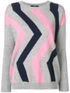 Steffen Schraut Geometric Pattern Sweater - Grey