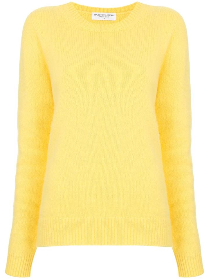 Majestic Filatures Crew Neck Sweater - Yellow