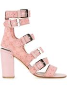 Laurence Dacade 'dana' Eyelet Sandals - Pink & Purple