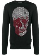 Philipp Plein Pp Logo Skull Sweater - Black