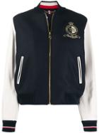 Tommy Hilfiger Woven Baseball Jacket - Blue