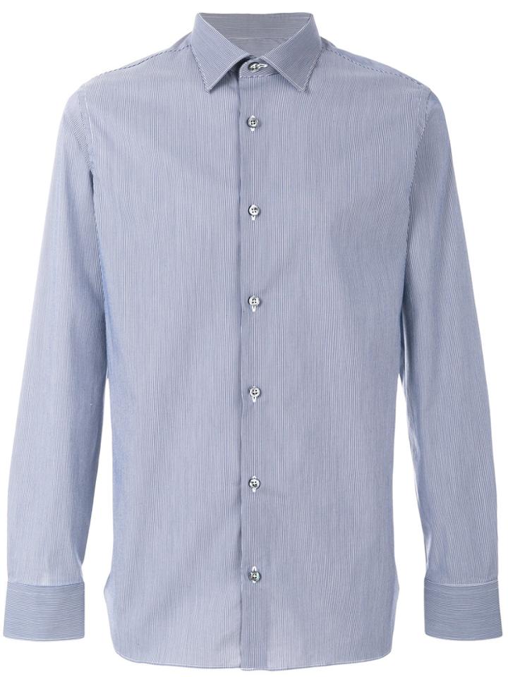 Z Zegna Button Down Shirt - Blue