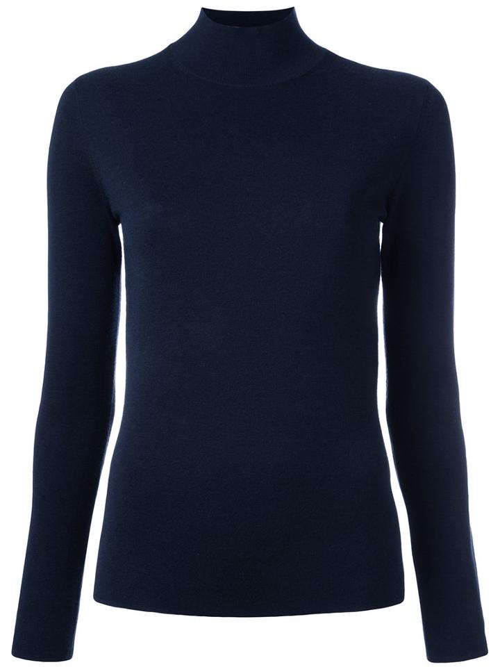 Joseph - Roll Neck Jumper - Women - Merino - S, Women's, Blue, Merino