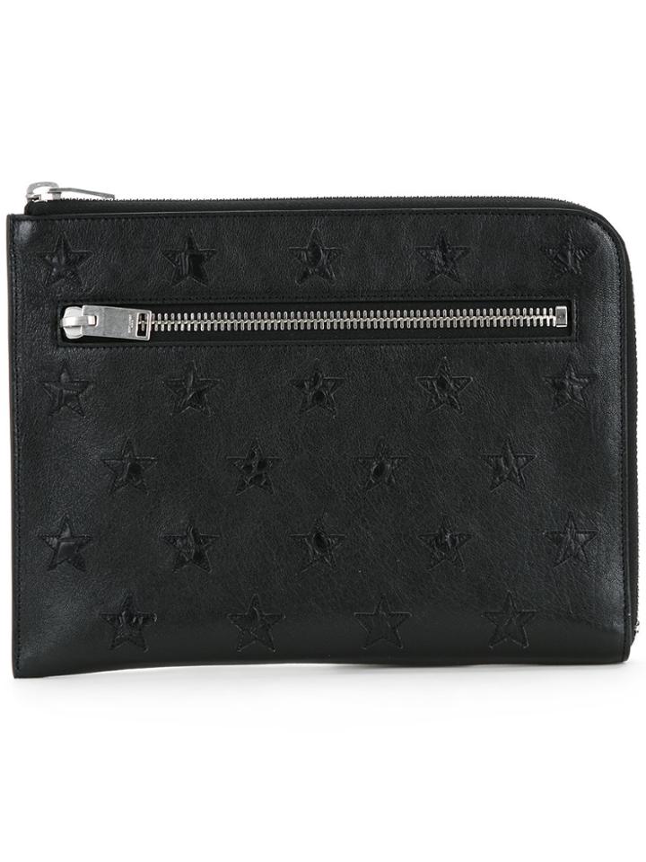 Saint Laurent Zipped Wallet - Black