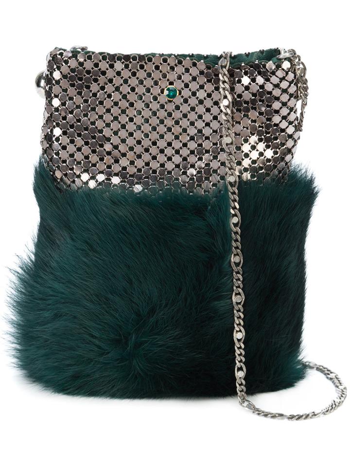 Laura B Soft Mobile Bag - Green