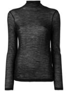 Semicouture Dennis Turtleneck Sweater - Black