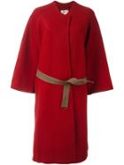Humanoid 'fiore' Coat, Women's, Size: Small, Red, Polyamide/cupro/viscose/wool