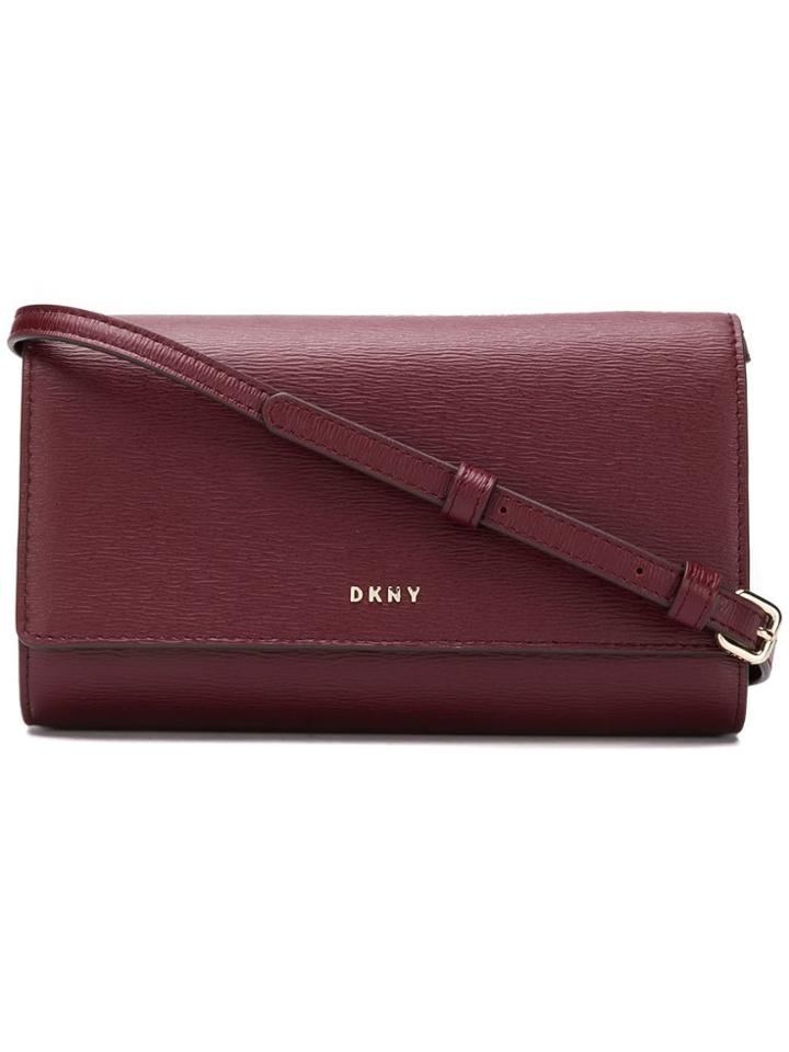Dkny Logo Cross-body Bag - Red
