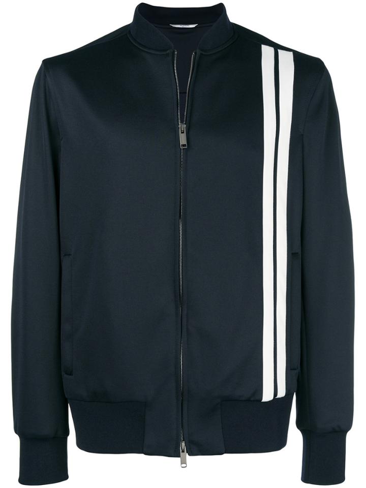 Valentino Vertical Stripe Jacket - Blue