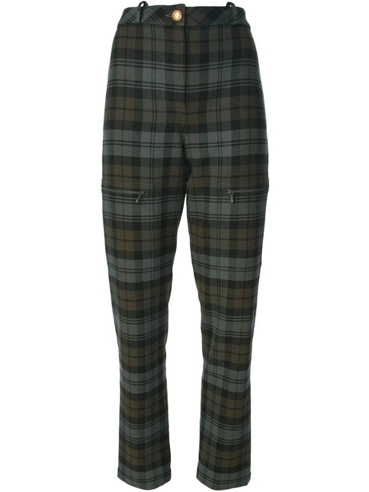 Chanel Vintage Checked Trousers
