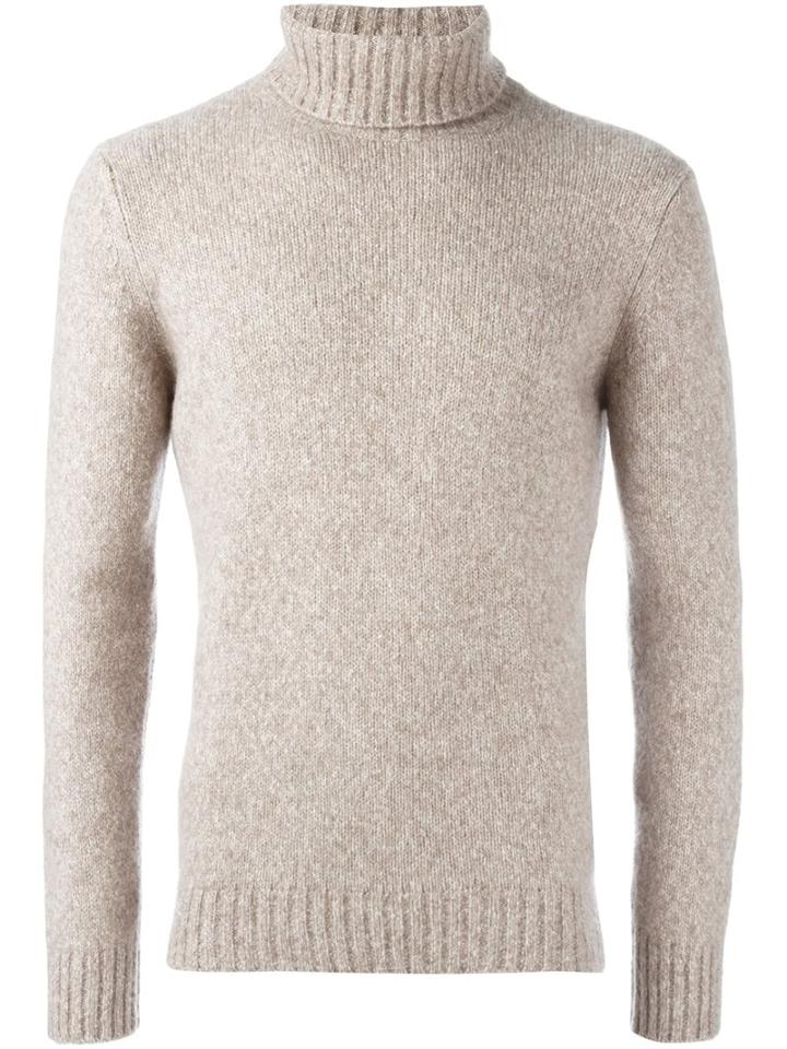 Etro Turtleneck Jumper, Men's, Size: 48, Nude/neutrals, Silk/cashmere