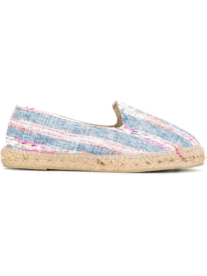 Manebi Striped Espadrilles - Blue