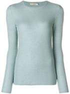 Holland & Holland Long-sleeve Fitted Sweater - Blue