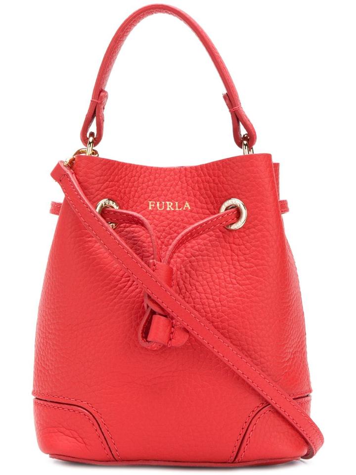 Furla Stacy Bucket Bag - Red