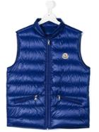 Moncler Kids Classic Gilet Jacket - Blue