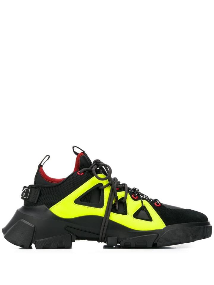 Mcq Alexander Mcqueen Orbyt Mid Lace-up Sneakers - Black