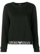 Emporio Armani Branded Band Sweatshirt - Black