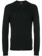 Boss Hugo Boss Textured Knit Sweater - Black