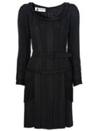Lanvin Vintage Fringed Dress - Black