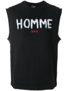 Not Guilty Homme Printed Vest - Black