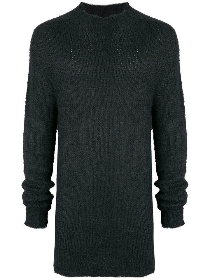 Rick Owens Turtleneck Sweater - Black