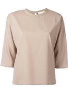 Stephan Schneider - Keyhole Detail Knitted Top - Women - Wool - M, Women's, Nude/neutrals, Wool