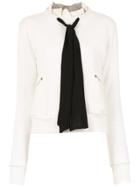 Andrea Bogosian Tie Sweatshirt - White