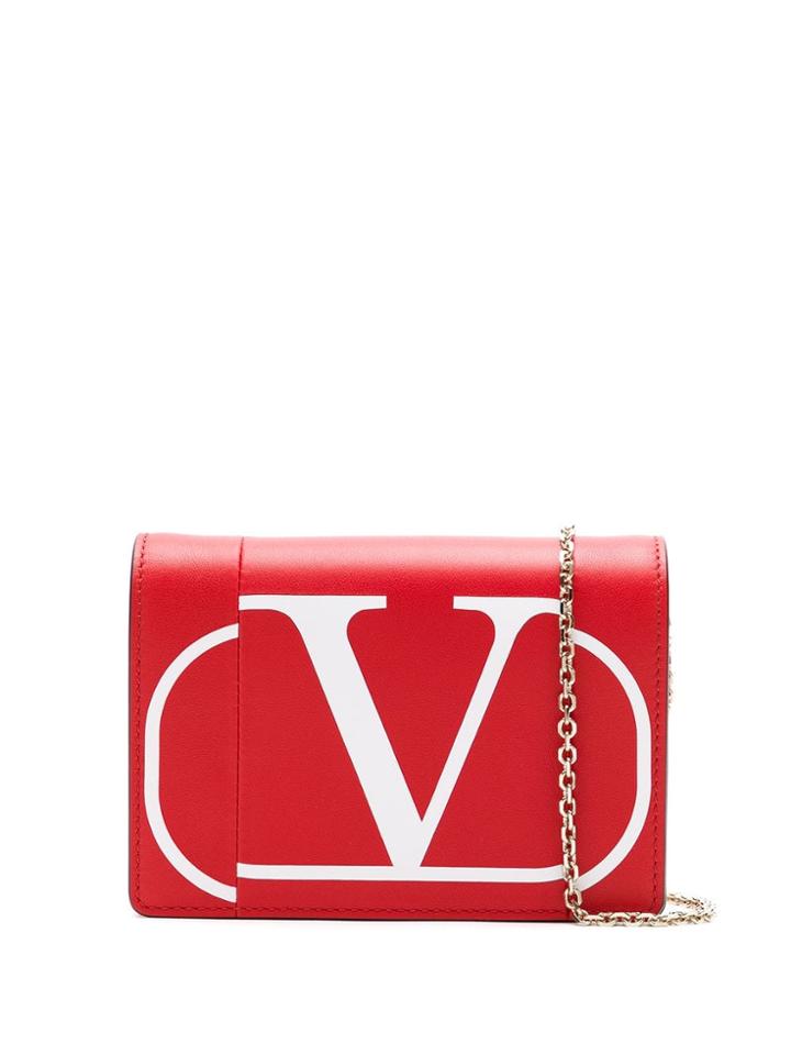 Valentino Valentino Sw2p0249kzq Bf5 Furs & Skins->leather - Red