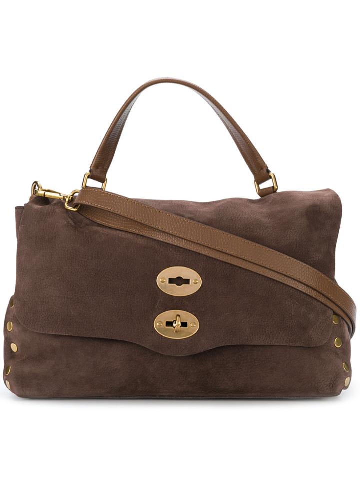 Zanellato Medium Jones Tote - Brown