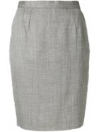 Fendi Vintage Fitted Skirt - Grey