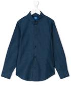 Fay Kids - Chambray Shirt - Kids - Cotton - 8 Yrs, Blue