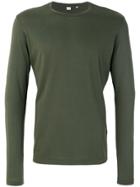 Aspesi Japanese Cotton Long Sleeve T-shirt - Green