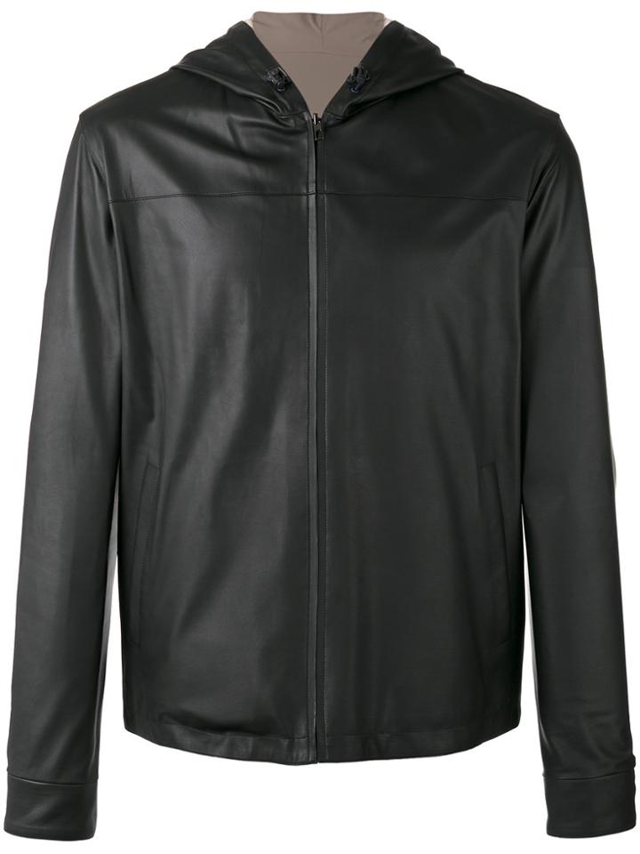 Loro Piana Hooded Reversible Jacket - Black