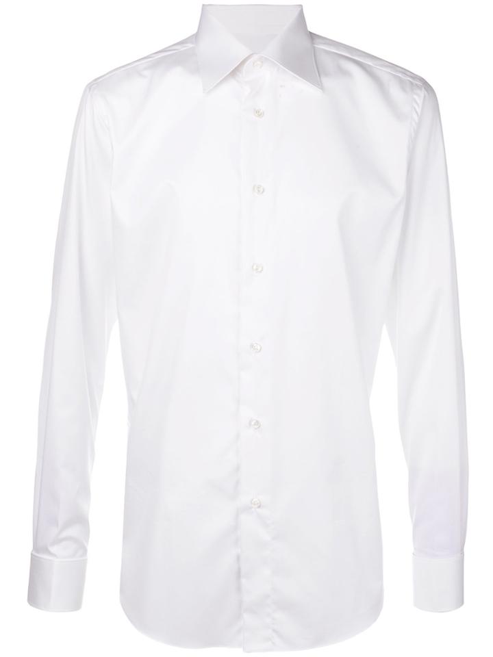 Brioni Classic Formal Shirt - White