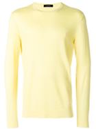Ermenegildo Zegna Crew Neck Jumper - Yellow & Orange