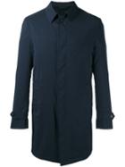 Hevo Single Breasted Coat, Men's, Size: 52, Blue, Polyamide/virgin Wool/rubber/viscose
