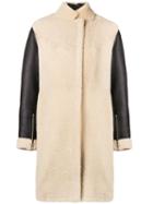 3.1 Phillip Lim Shearling Coat - Black
