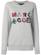 Marc Jacobs Logo Embroidered Sweatshirt - Grey
