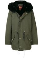 Moose Knuckles Button Hooded Coat - Green