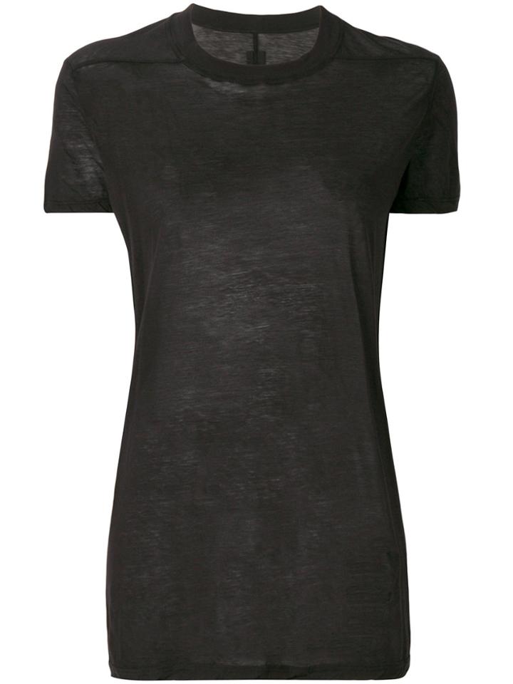 Rick Owens Drkshdw Sheer Casual T-shirt - Black